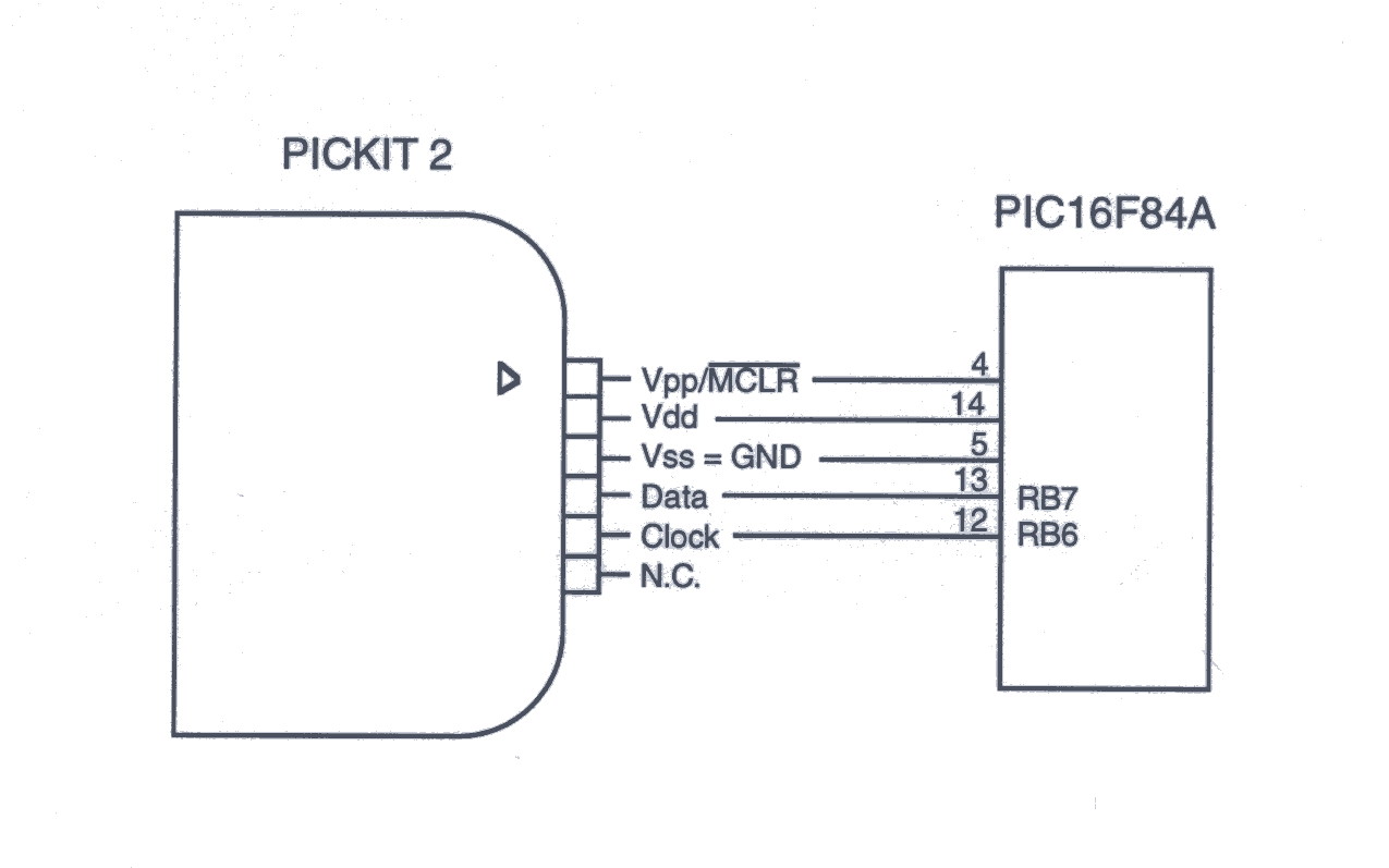 Программатор pickit2 схема